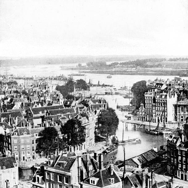 istock Cityscape of Rotterdam, Netherlands - 19th Century 1397765777