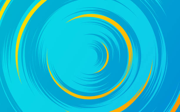 여름 워터 웨이브 스플래시 풀 배경 초록 - swirl blue backgrounds abstract stock illustrations