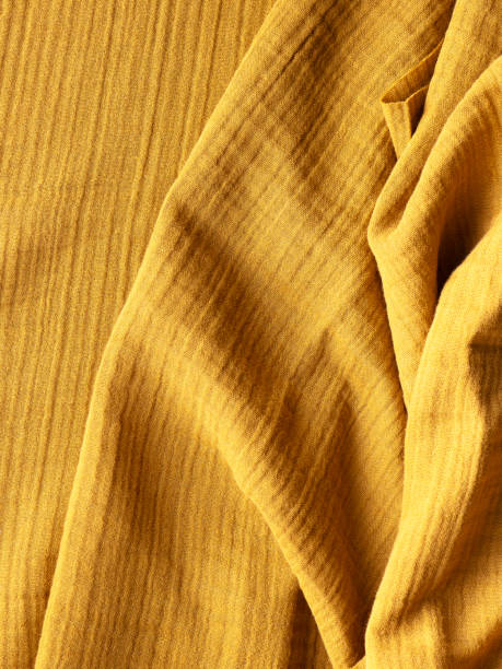 istock Fabric Texture Background, Fabric Background, Mustard colour fabric background, Luxury background design 1397770143