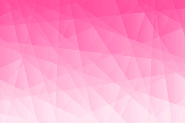 ilustrações de stock, clip art, desenhos animados e ícones de abstract geometric background - polygonal mosaic with pink gradient - pink backgrounds geometric shape textured