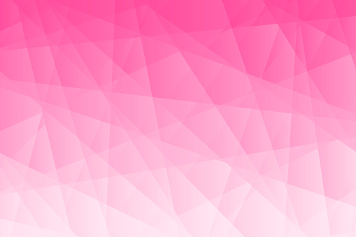 Modern and trendy abstract geometric background. Beautiful polygonal mosaic with a color gradient. This illustration can be used for your design, with space for your text (colors used: White, Orange, Pink, Red). Vector Illustration (EPS10, well layered and grouped), wide format (3:2). Easy to edit, manipulate, resize or colorize.