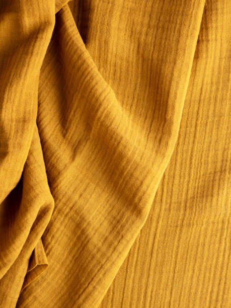 istock Fabric Texture Background, Fabric Background, Mustard colour fabric background, Luxury background design 1397773077