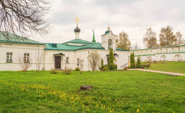 istock Ancient church and bell tower 1397777377