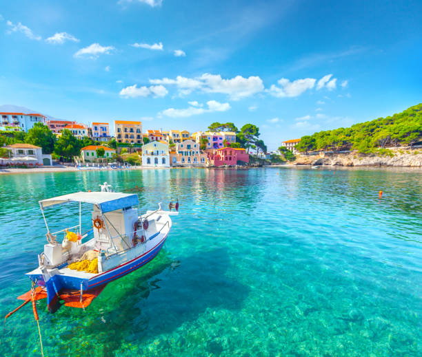 istock Assos village in Kefalonia, Greece 1397777659