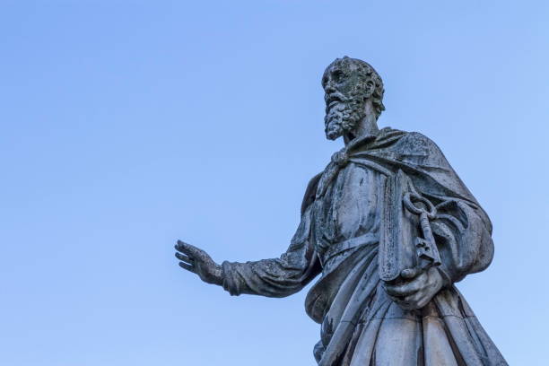 istock St. Peter statue in front of the Basilica in Eger, Hungary 1397777897