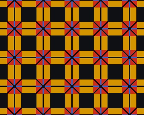 Tile Square Set Pattern Illustration Of A Seamless Colorful Square Tile Pattern Stock ...