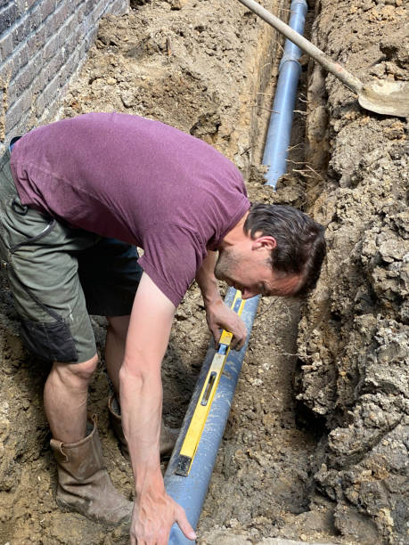 istock Restoring outdoor sewer 1397783918