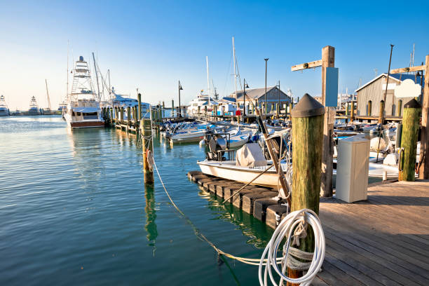 istock Harbor and waterfront walkway in Key West 1397784473