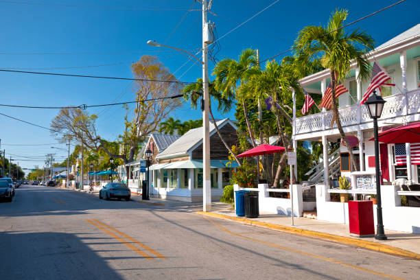 istock Key West famous Duval street view, south Florida Keys 1397785257