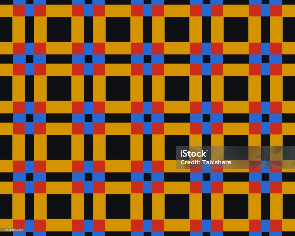 Tileable Square Patterns Illustration Of A Seamless Colorful Square Tile Pattern Stock ...