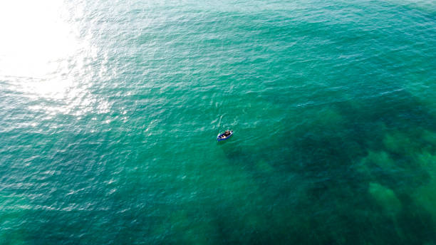 istock boat on the sea , Taghazout Morocco 1397787071