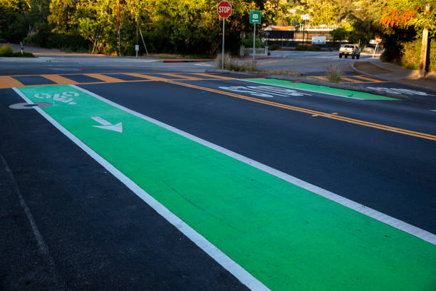 istock Bike Lane 1397789247