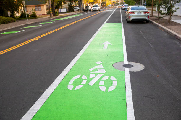 istock Bike Lane 1397789249