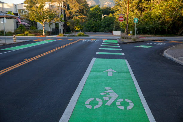 istock Bike Lane 1397789307