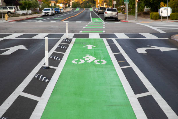 istock Bike Lane 1397789313