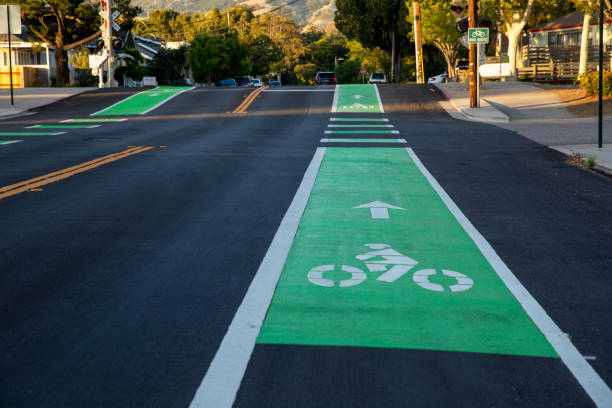 istock Bike Lane 1397789358