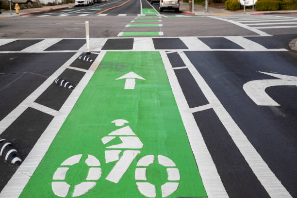 istock Bike Lane 1397789947