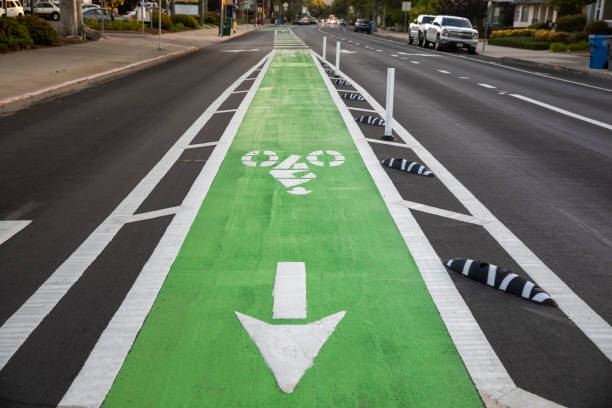 istock Bike Lane 1397789990