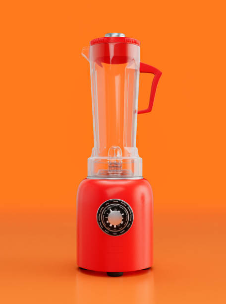 istock Vintage shaker, retro kitchen appliance front view, 3d rendering 1397790066