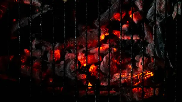 Photo of Grill charcoal background