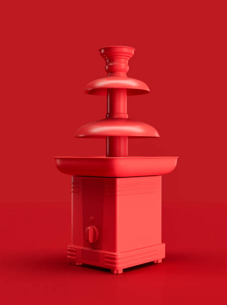 istock Monochrome Retro cotton candy machine, vintage kitchen appliance side view, 3d rendering 1397792947