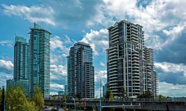 istock Architectural Fragment of Downtown Burnaby City 1397796184
