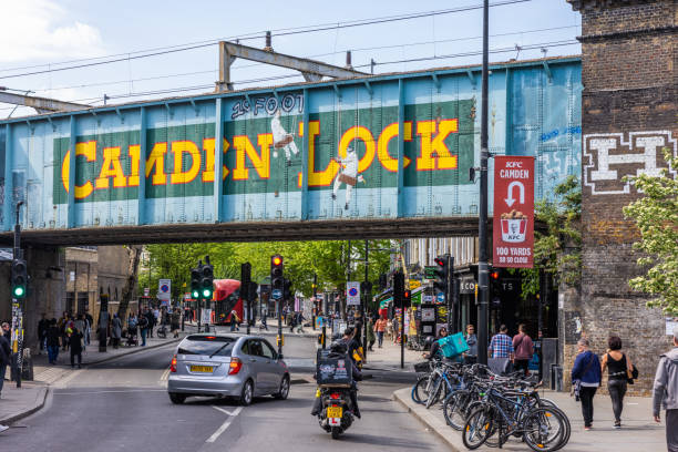 Camden Lock Camden Lock is a small part of Camden Town in London.  It was formerly a wharf with stables on the Regent's Canal. camden lock stock pictures, royalty-free photos & images
