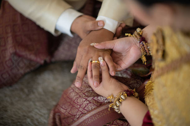 istock wear a ring, wedding ring, love couple 1397807771