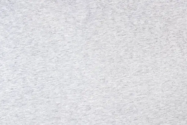 Grey knitted fabric cotton textured background. Close up with copy space for your design