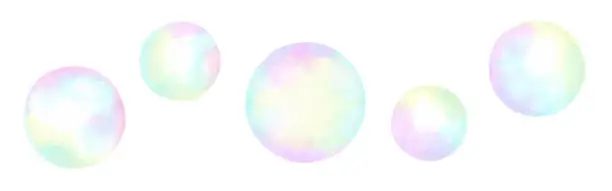 Vector illustration of vector background with soap bubbles in watercolor for banners, cards, flyers, social media wallpapers, etc.