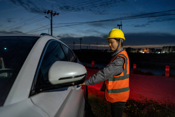 istock An Asian female wind power engineer opened the door 1397829257