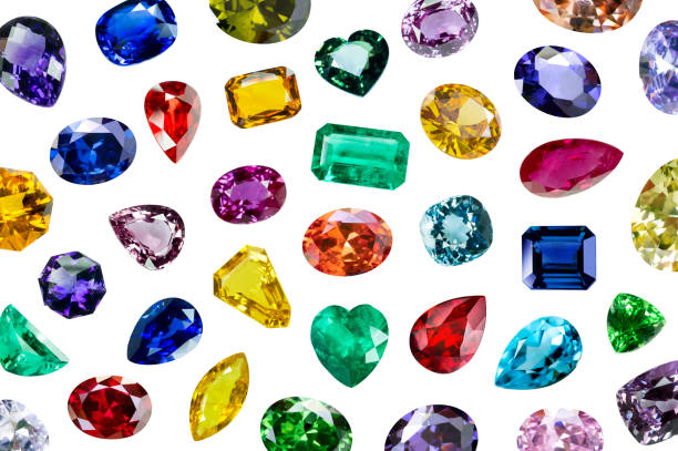 istock Natural gemstone isolated on a white background 1397833734