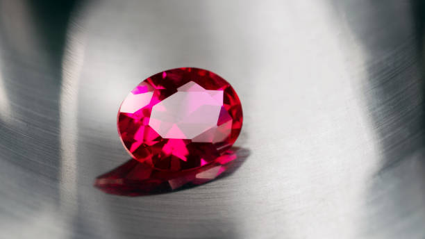 istock beautiful of Red Ruby gemstone, close up shot 1397833797