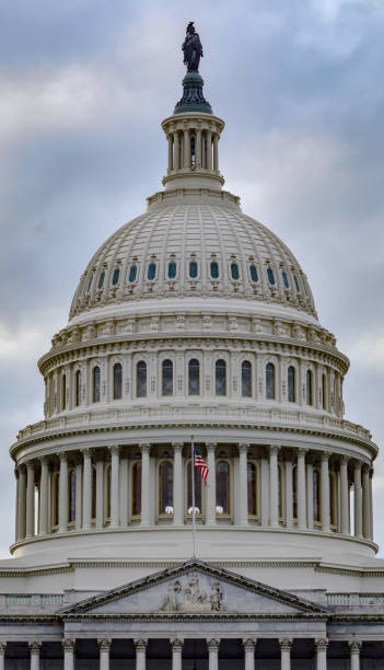 The United States Capitol building in Washington DC. A close up photograph to show the detail and beauty of the US Capitol.