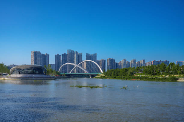 istock Wuchazi bridge in Chengdu on a sunny day 1397835452