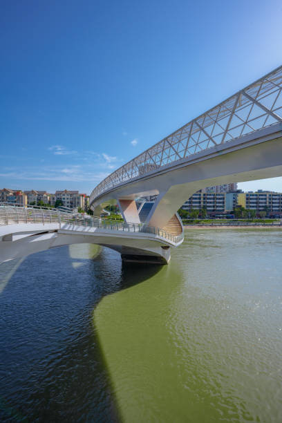 istock Wuchazi bridge in Chengdu on a sunny day 1397835596