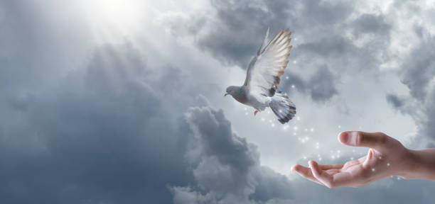istock Prayer and hope for world peace. 1397841491