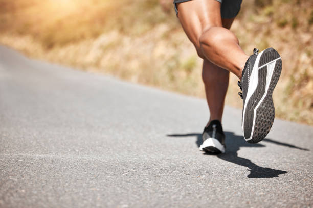 istock Shot of a unrecognizable man running outside 1397841642