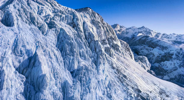 겨울의 가파른 산 - turkey extreme terrain snow nature 뉴스 사진 이미지
