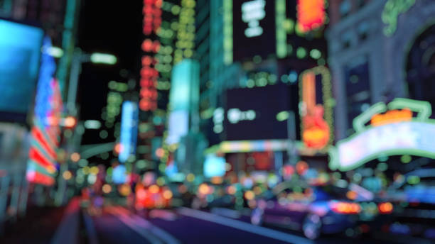 New York Lights Out Of Focus