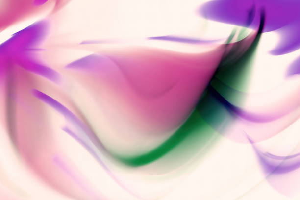 3d rendering Curve Dynamic watercolor texture blend Fluid Liquid Wallpaper. Light Pastel Cold Color Colorful Swirl Gradient Mesh. Bright Pink Vivid Vibrant Smooth Surface.