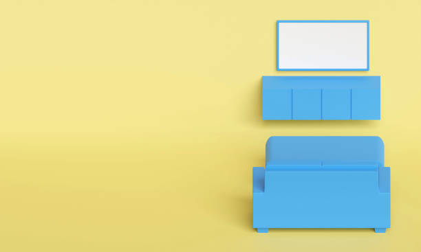 istock Environmental image of TV viewing 3dCG illustration 1397855504