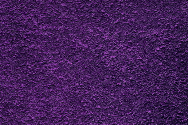istock Dark purple old textured plaster surface. Color rough texture. Violet abstract background 1397858117