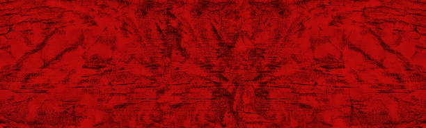темно-кроваво-красный цвет старой потрепанной поверхности широкой текстуры. абстрактный гранж текстурированный фон - surface level full frame large obsolete стоковые фото и изображения