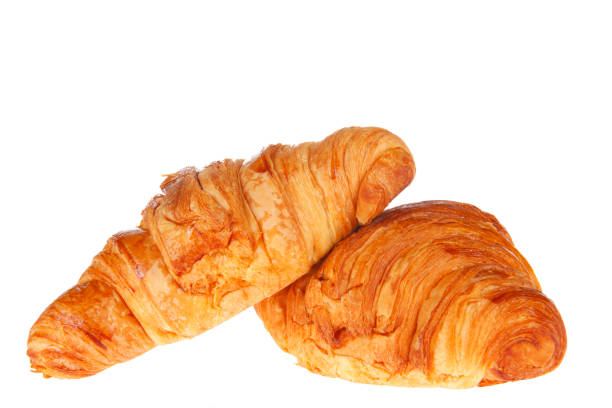 istock Crisp fresh croissants in the background 1397859713