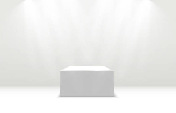 istock illustration for award winners. Pedestal or platform for honoring prize winners. 1397861044