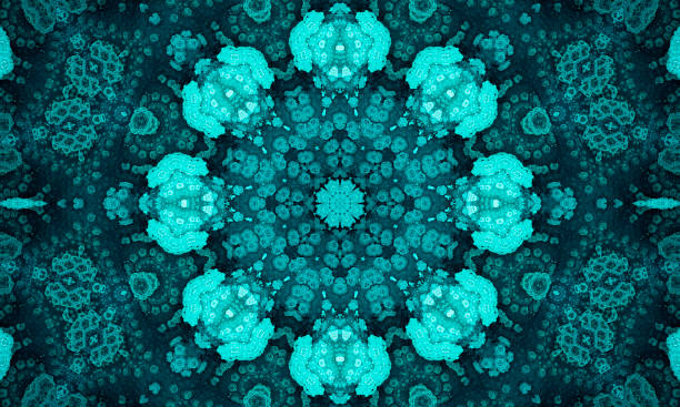 Jade flower. Geometric Pillow. Seafoam Aztec Ikat Background. Olive Ethnic Seamless. stock photo