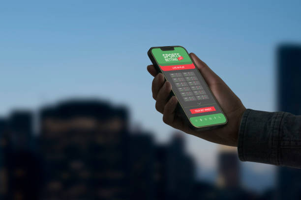 istock Live in-play betting app 1397865110