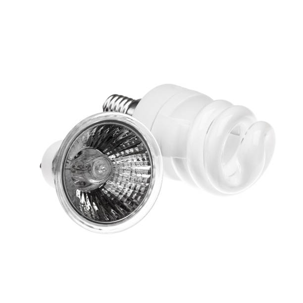istock Three energy saving lamps, it is isolated on white background. 1397872316