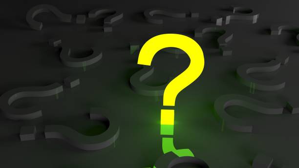 istock Lots of question marks behind a yellow glowing question mark 1397877972